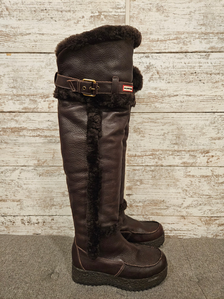 LEATHER /FUR BOOTS $398