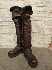 LEATHER /FUR BOOTS $398