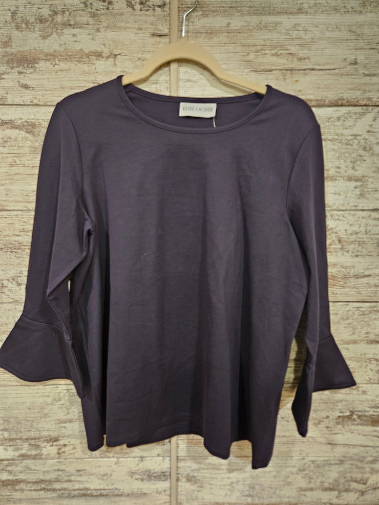 NAVY LONG SLEEVE TOP (NEW) $65