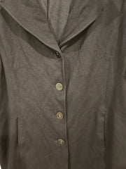 BLACK BUTTON UP JACKET $139