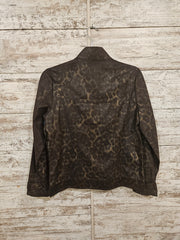 BROWN ANIMAL PRINT JACKET $119