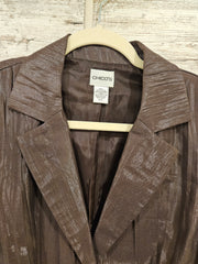 BROWN SHIMMERY JACKET $169