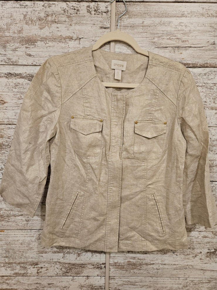 GOLD METALLIC JACKET -NEW $159