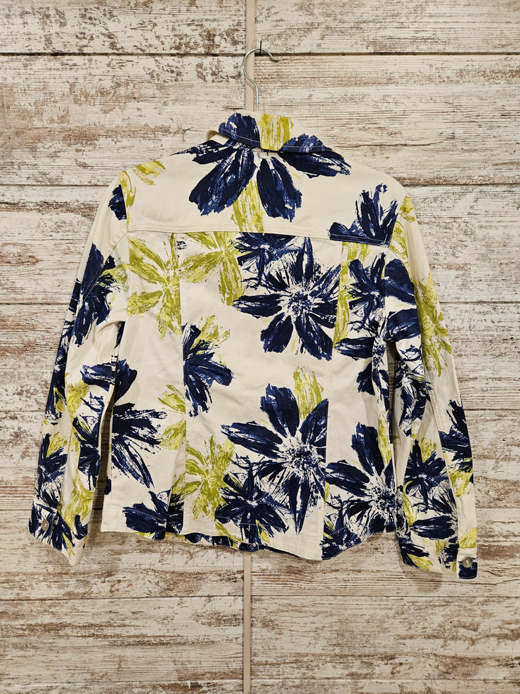 WHITE/GREEN/NAVY JACKET $129