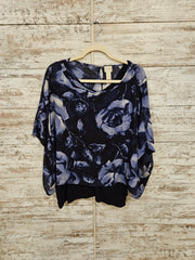 NAVY FLORAL W/TANK TOP $99