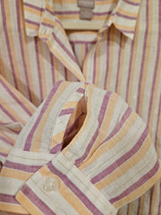 PINK STRIPED NO IRON SHIRT $99