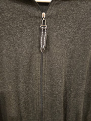 GRAY ZIP UP JACKET $99