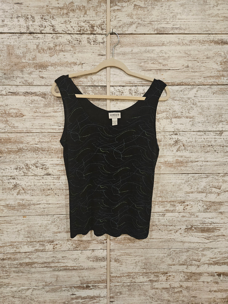 BLACK/GREEN/BLUE TANK TOP $69