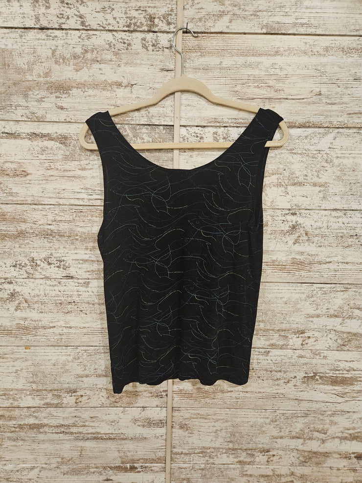 BLACK/GREEN/BLUE TANK TOP $69