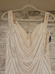 IVORY/NUDE SEQUIN DRESS (NEW)