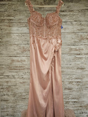 PINK LONG EVENING GOWN