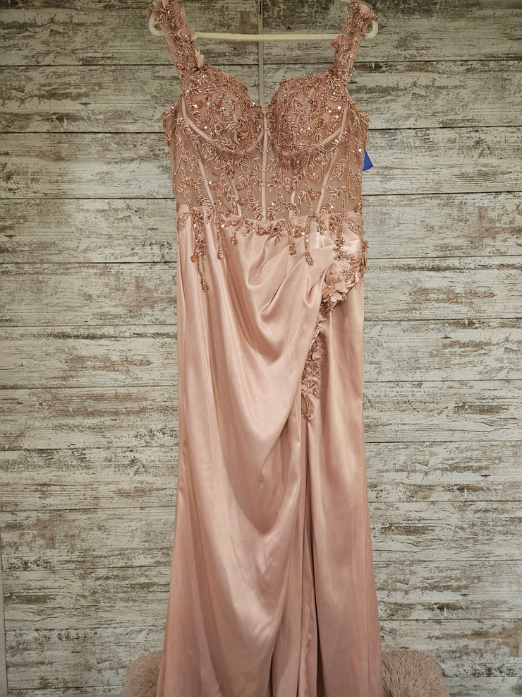 PINK LONG EVENING GOWN