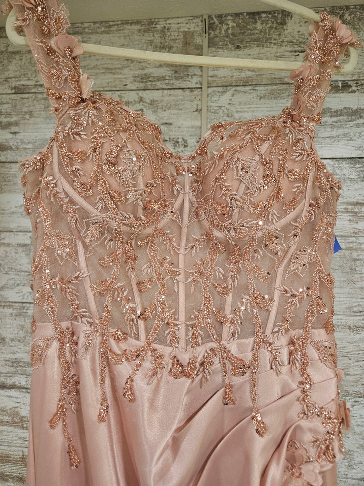 PINK LONG EVENING GOWN