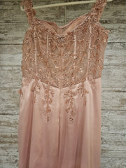 PINK LONG EVENING GOWN