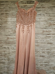 PINK LONG EVENING GOWN