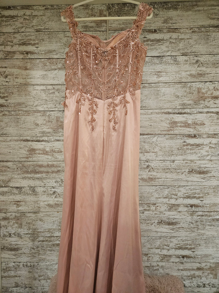 PINK LONG EVENING GOWN
