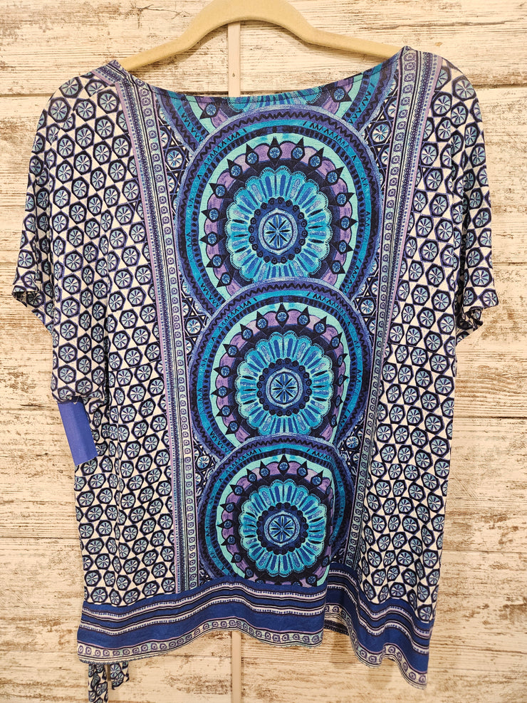 BLUE/TURQUOISE TOP $79