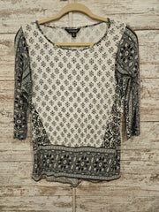 IVORY/BLACK LONG SLEEVE TO$69