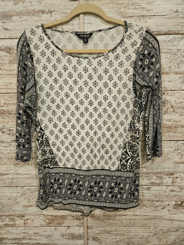 IVORY/BLACK LONG SLEEVE TO$69