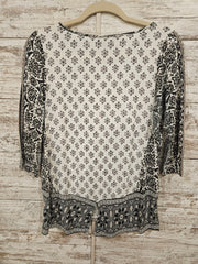 IVORY/BLACK LONG SLEEVE TO$69