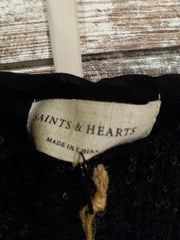 BLACK SPARKLY TANK TOP-NEW $50