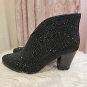 BLACK SPARKLY BOOTS (NEW) $99