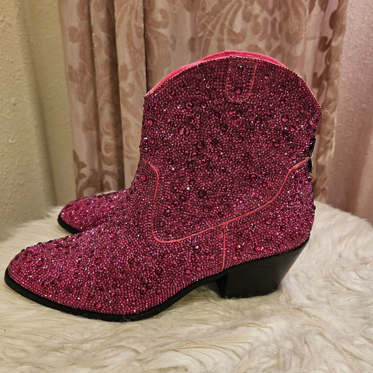 PINK SPARKLY BOOTS $99