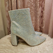 SILVER SPARKLY BOOTS (NEW)$130