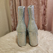 SILVER SPARKLY BOOTS (NEW)$130