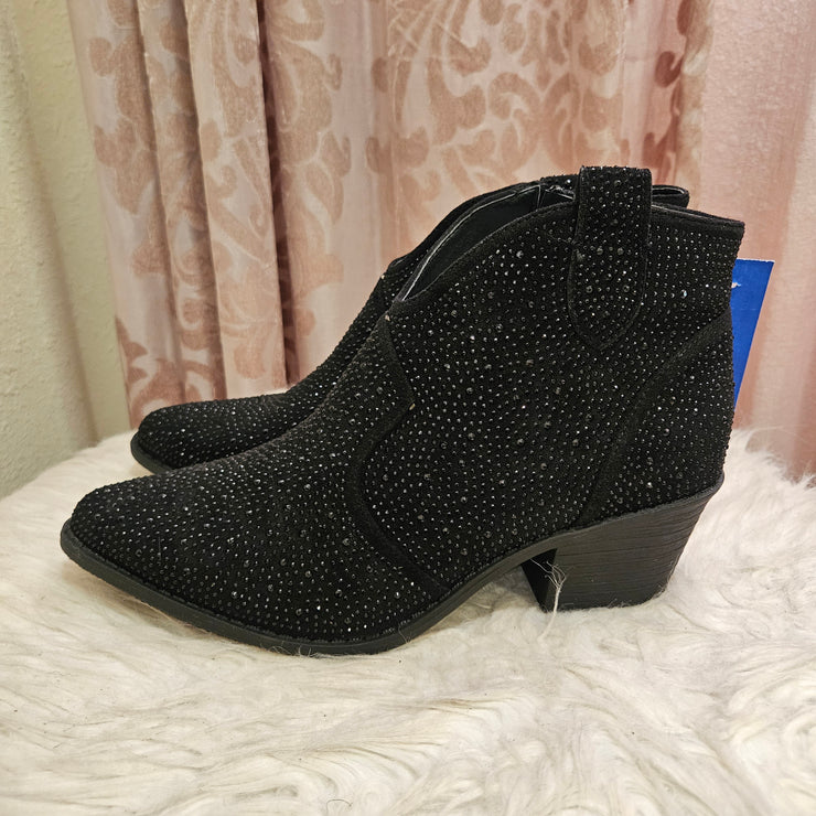 BLACK SPARKLY BOOTS (NEW) $99