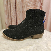 BLACK SPARKLY BOOTS $99