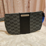 GRAY/BLACK BELT BAG $88