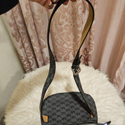 GRAY/BLACK BELT BAG $88