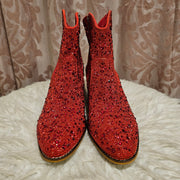 RED HOT STONE BOOTS (NEW) $99