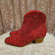 RED HOT STONE BOOTS (NEW) $99