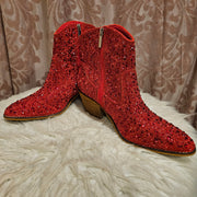 RED HOT STONE BOOTS (NEW) $99