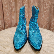 BLUE SPARKLY BOOTS (NEW) $165