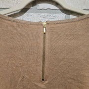 TAN METALLIC SWEATER-NEW $99