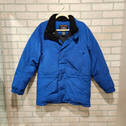 ROYAL BLUE GOOSE DOWN COAT$179