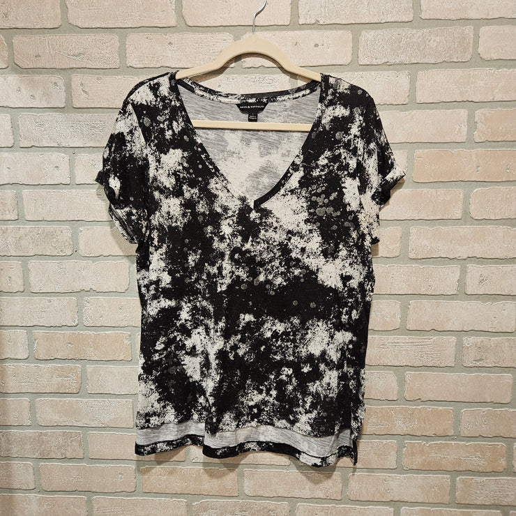 BLACK/WHITE TOP $48