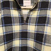 BLUE/GREEN FLEECE CROP TOP $48