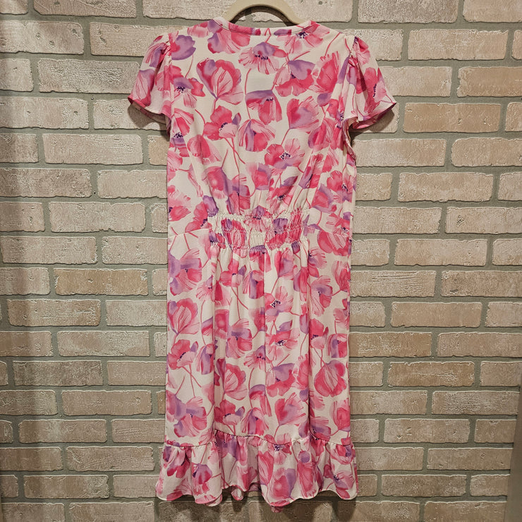 PINK/FLORAL DRESS (NEW) $129