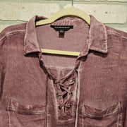 PURPLE LONG SLEEVE TOP-NEW$58