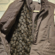 GREEN 2 PC. FUR VEST $149