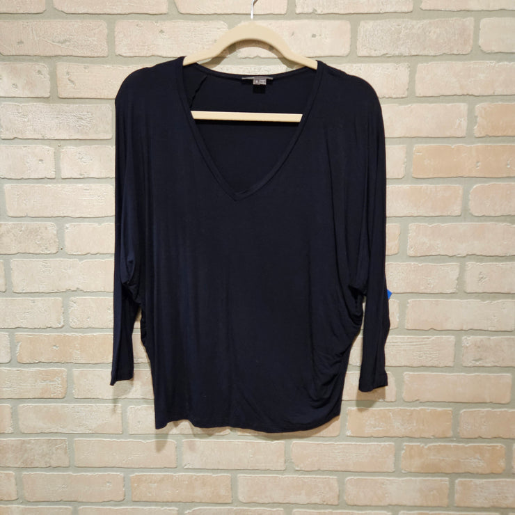 NAVY LONG SLEEVE TOP $165