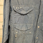 BLUE DENIM LONG SLEEVE SHIR$79