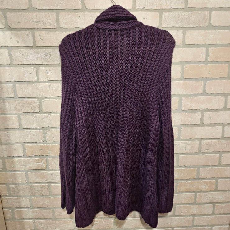 PURPLE CARDIGAN (NEW) $129