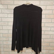 BLACK OPEN CARDIGAN $129