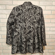 GRAY/BLACK OPEN JACKET $159