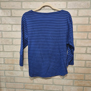 BLUE STRIPED TOP $79